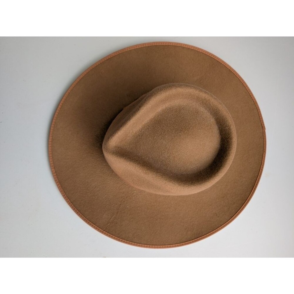 Lack of Color Tan Wool Wide Brim Rancher Hat Medium 57cm Australian Wool